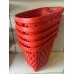 Winkelmand 56 liter rood met 2 wielen Winkelmand 56 liter rood met 2 wielen